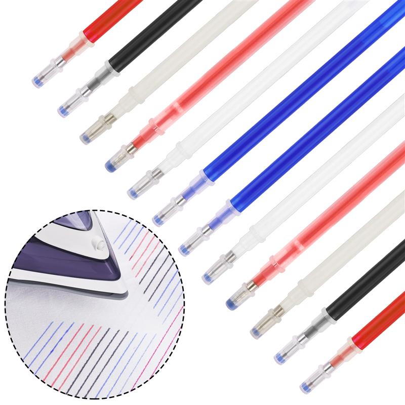 Fabric Marking Pen - 10 ピース/セットの高温消えるマーカーペン生地マーキング DIY 縫製と糸描画アクセサリーヒートパックフェージング