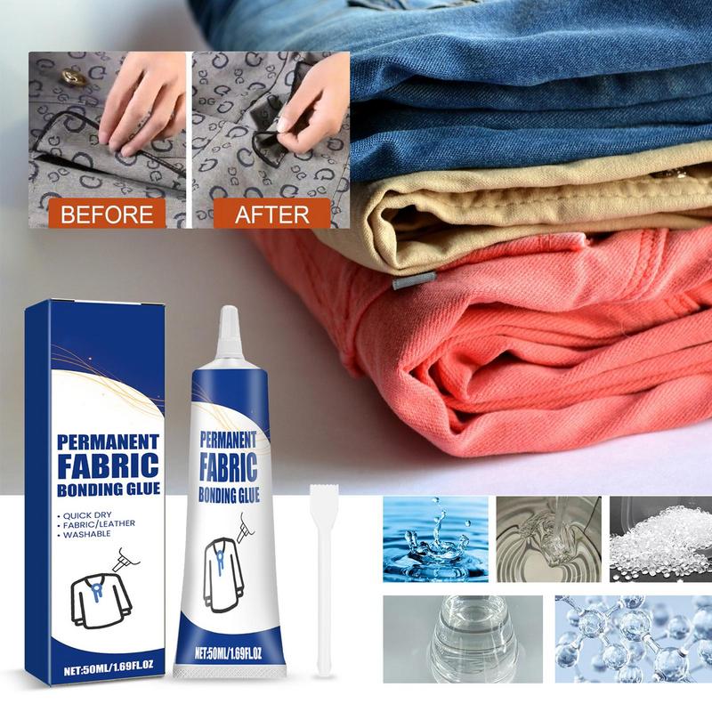 Fabric Glue Bond - 生地修理用防水接着剤,インスタント接着剤,強力,永久,接着,宝石,文房具,電話スクリーン