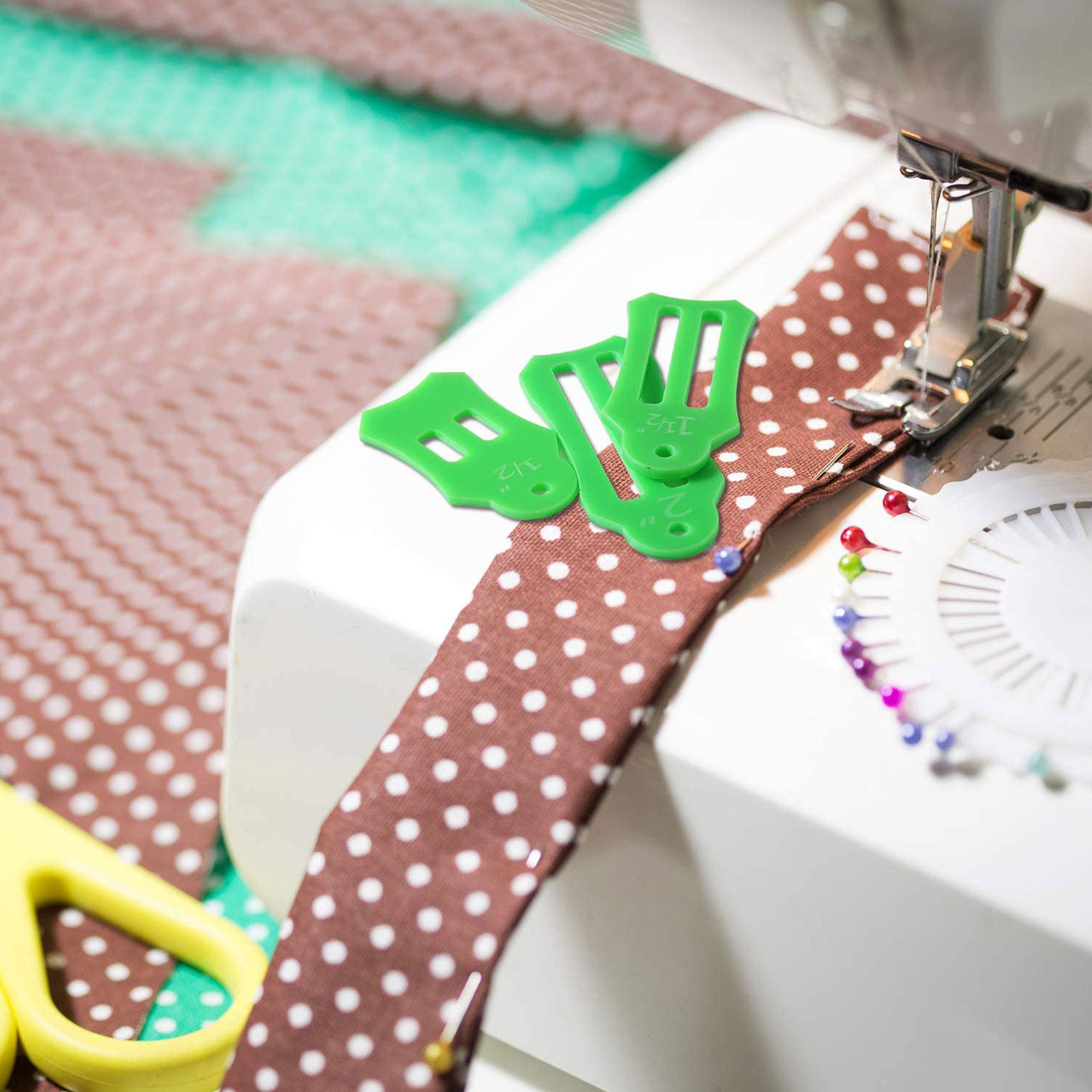 Binding Tape Bias - 1セットの布テープメーカー 軽量で持ち運び可能なDIYキルティング・パッチワーク用バイアスバインディングテープ作成ツール 縫製キルティング用