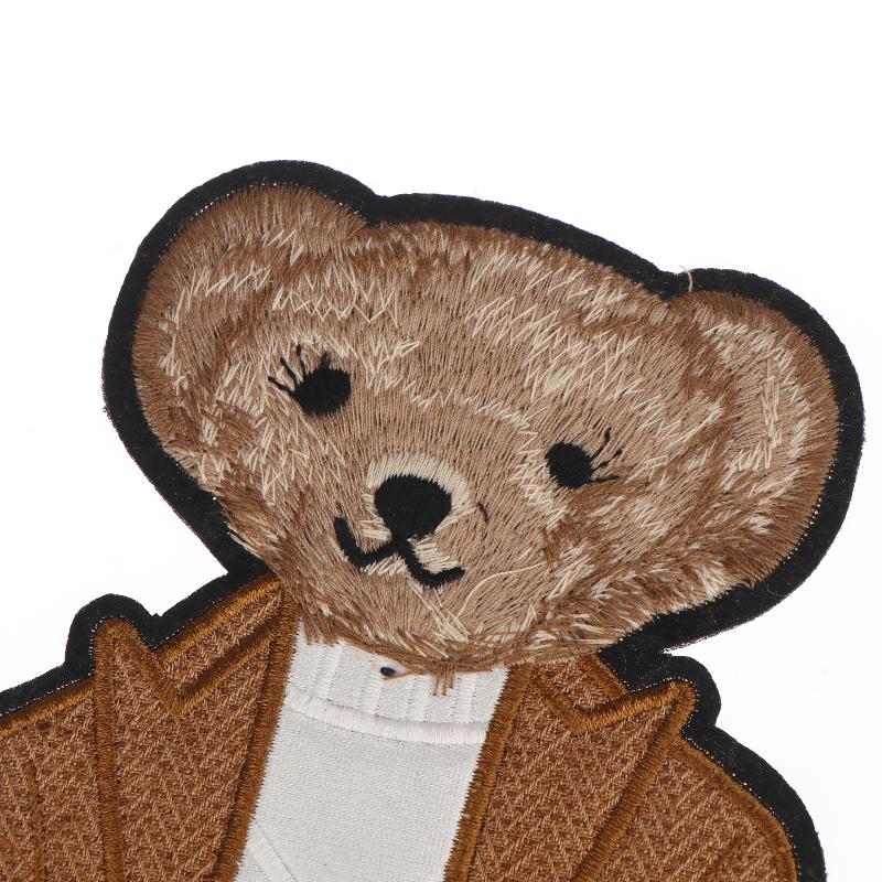 Is Sewing A Textile Craft - 1/4 個大型クマの服パッチ手縫い刺繍パッチ服装飾パーツ縫製アップリケ DIY クラフトバックパックテキスタイル