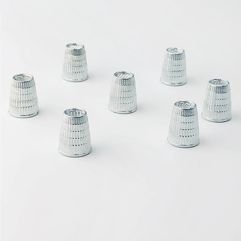Sewing Thimble Metal - 合金指ぬき金属縫製キット、針ホルダー、リング縫製ツール、クロスステッチフープ、手動、1個