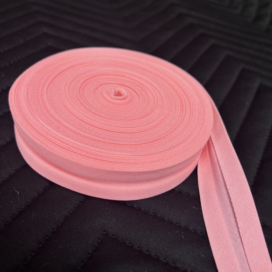 Binding Tape Bias - 20mm ポリエステルバイアスバインディングテープ - 単一折り無地リボン、縫製トリミング DIY 裁縫アクセサリー