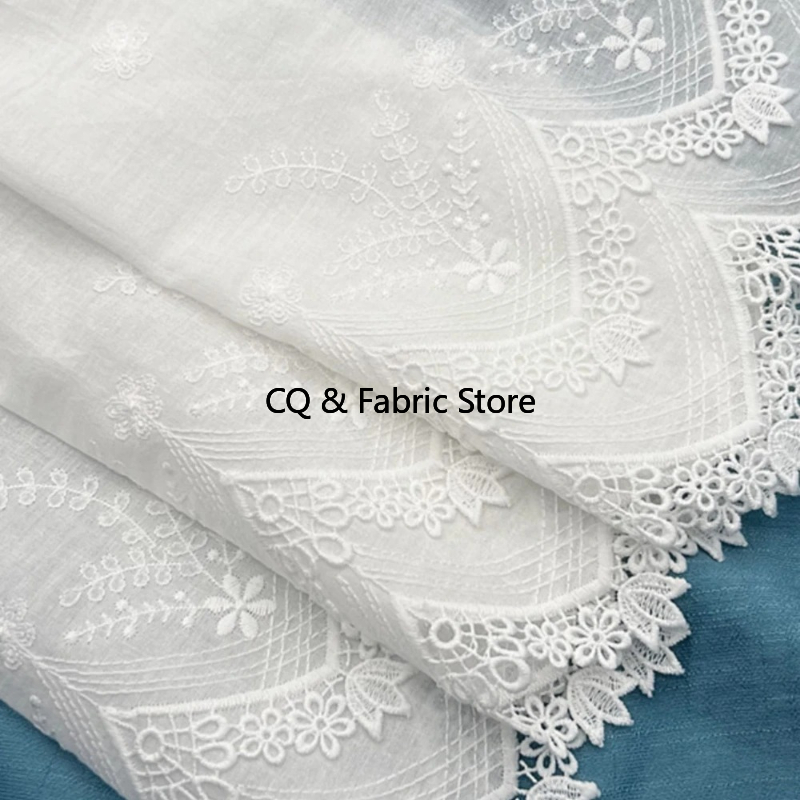 Is Sewing A Textile Craft - 28 センチ幅の花柄刺繍綿生地レーストリム DIY 衣類ドレスメイキングや家庭用テキスタイル縫製工芸品ティシュス用