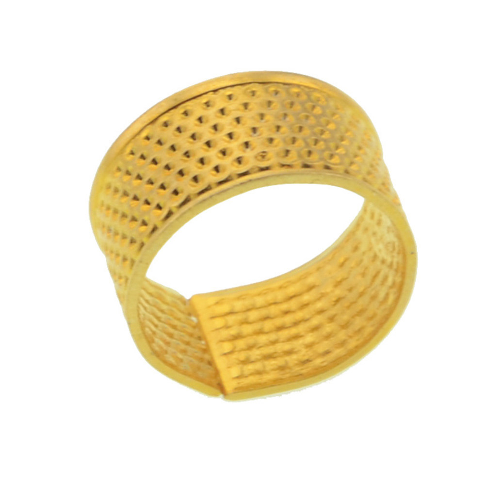 Sewing Thimble Metal - 100個入り金属製指ぬきリング、調整可能、滑り止め、縫製、キルティング、DIYクラフト用指保護ツール、針保護具
