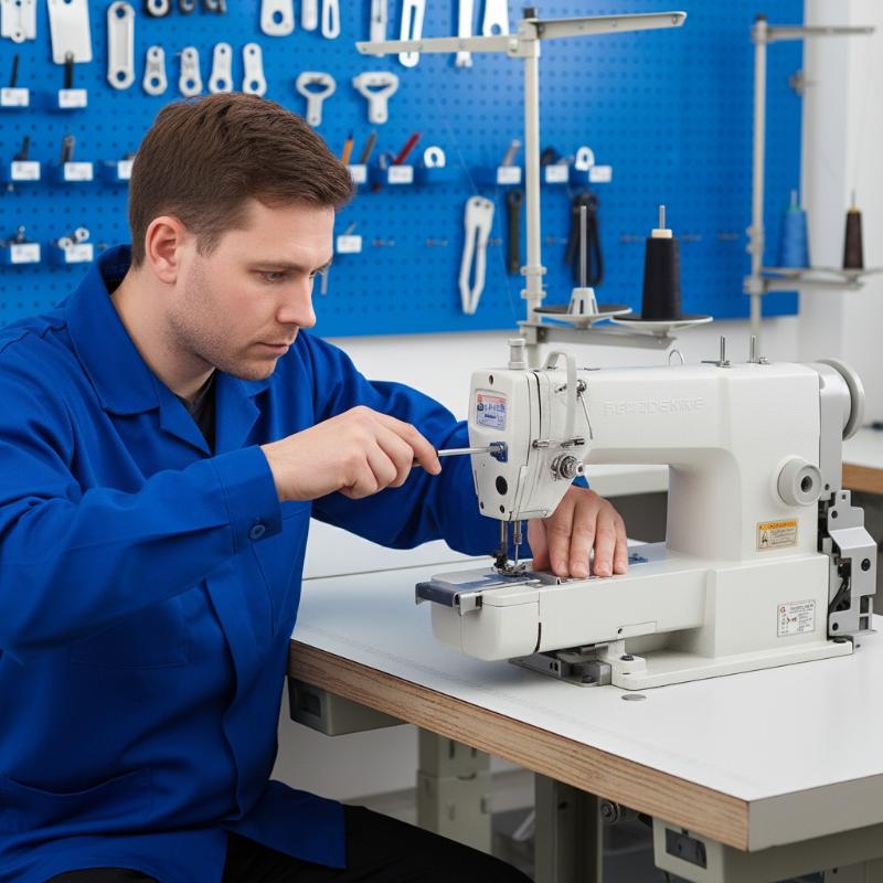Sewing And Textile - 工業用ミシン用三針五本糸ジグザグフットセット、大規模繊維製造用調整可能幅ガイド付き