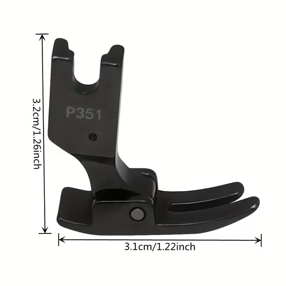 P351 全鋼製押さえ金具 ブラック 帯電防止電圧押さえ金具 - Sewing Machine Fabric のレビューと価格