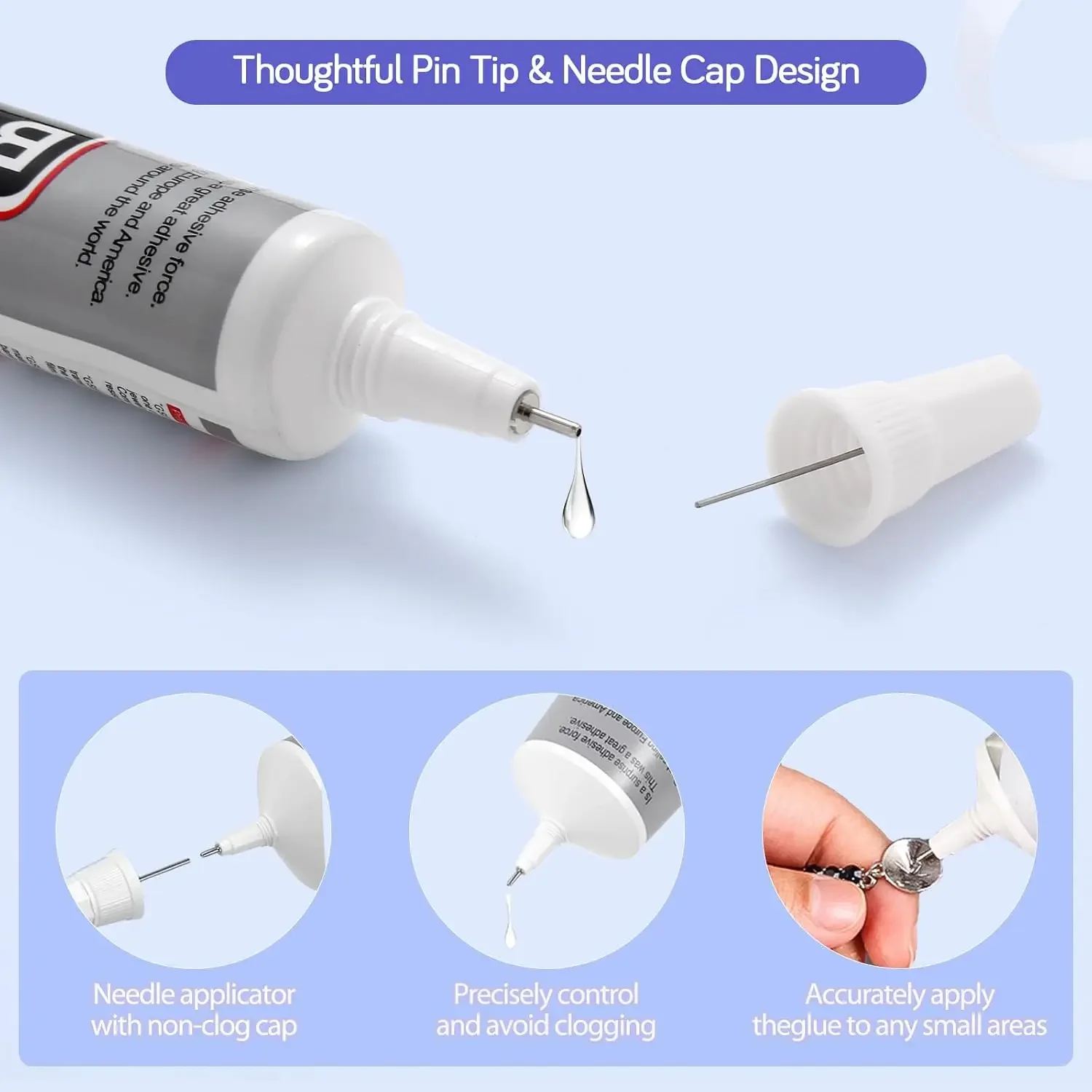 ICUTE-FITTDYHE ジュエリーグルー 6個入り - - Fabric Glue Bond のレビューと価格