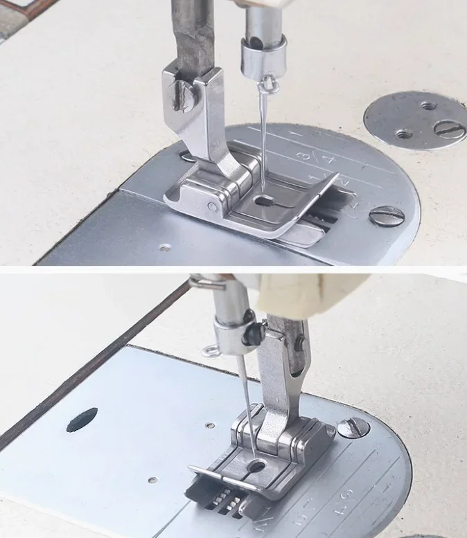 ダブルストップセンターシームプレッサーフット左右トリミングナ - Sewing Machine Fabric のレビューと価格