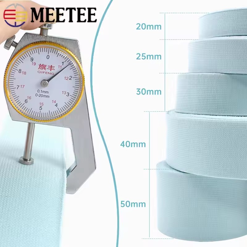3/5 メートル 20-50 ミリメートルフラット弾性バンド - Binding Tape Bias のレビューと価格