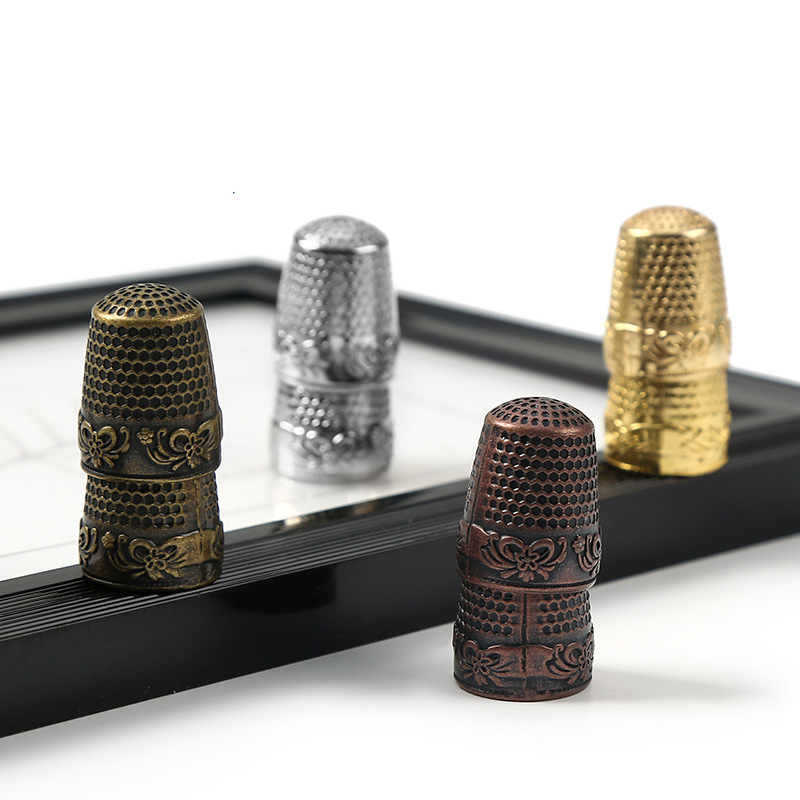 アンティークのレトロなフィンガープロテクター,手作りの針,家 - Sewing Thimble Metal のレビューと価格