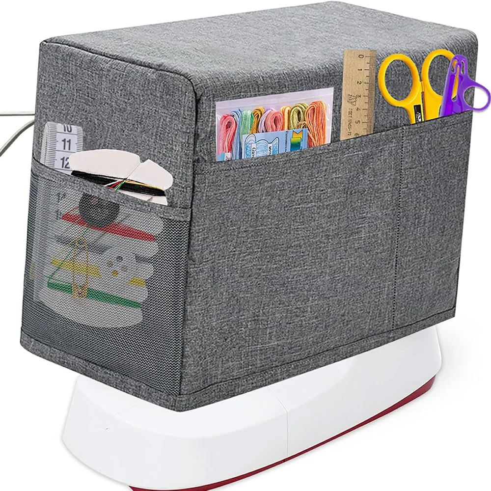 ユニバーサルミシンカバー、収納ポケットとサイドハンドル付き、 - Sewing Machine Fabric のレビューと価格