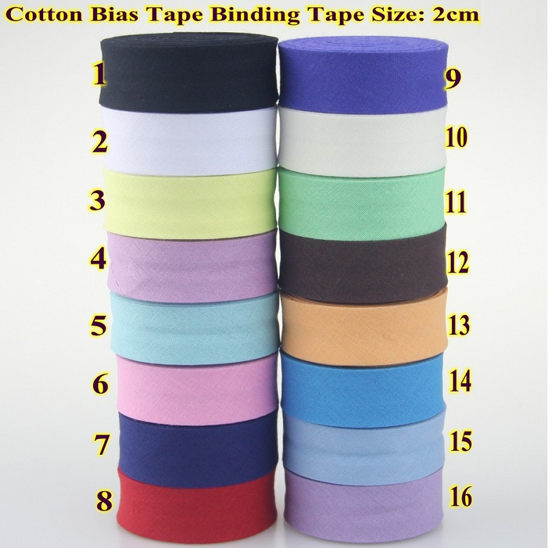 シングルフォールドバインディングテープ、衣類クラフト作成、綿 - Binding Tape Bias のレビューと価格