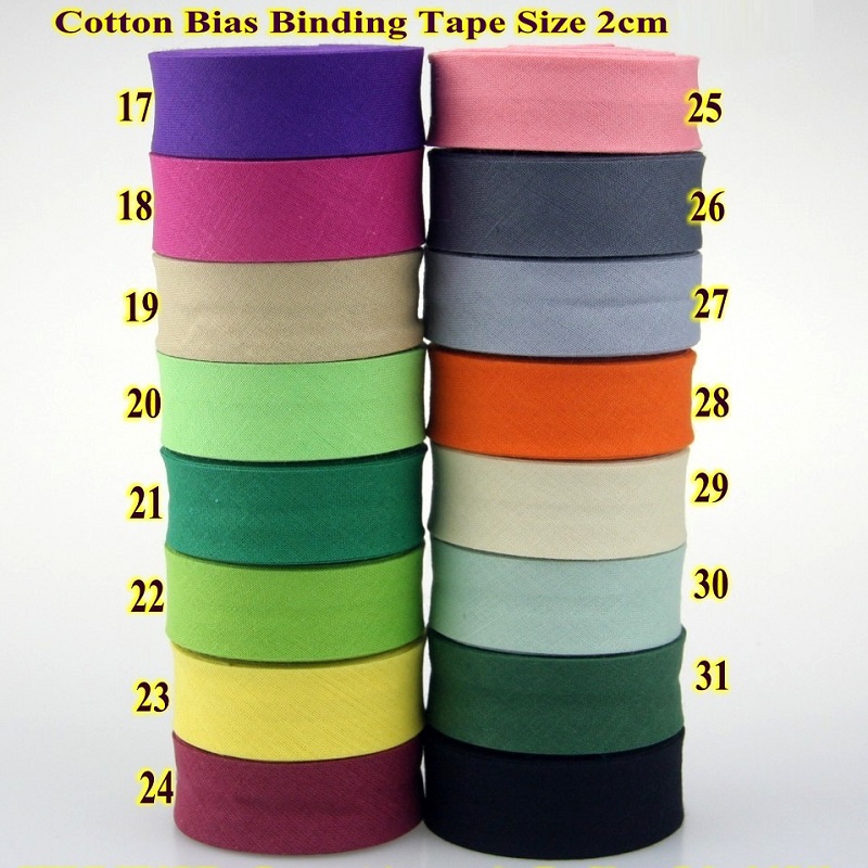 シングルフォールドバインディングテープ、衣類クラフト作成、綿 - Binding Tape Bias のレビューと価格