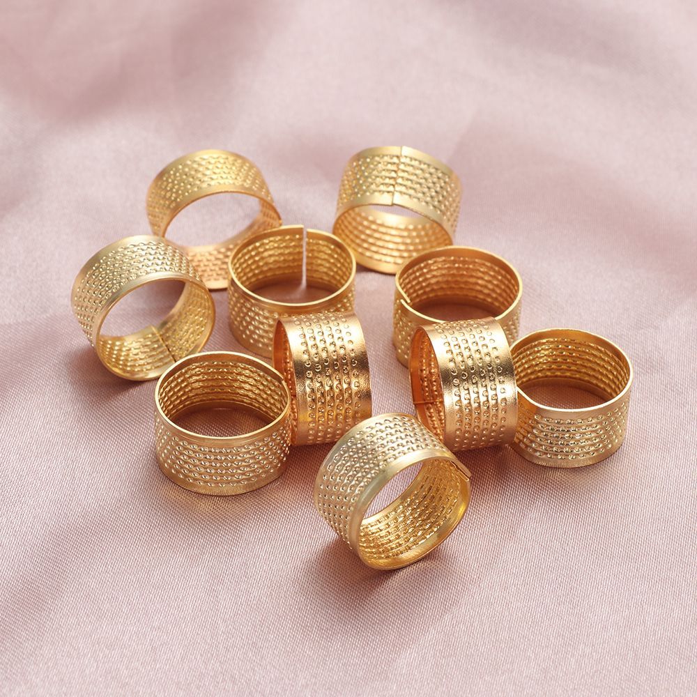 縫製アクセサリー ヴィンテージゴールド DIYクラフト 金属 - Sewing Thimble Metal のレビューと価格