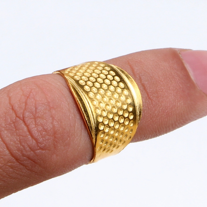3 個指ぬき金属縫製指ぬき手作業テーラーピンクッション指プロ - Sewing Thimble Metal のレビューと価格