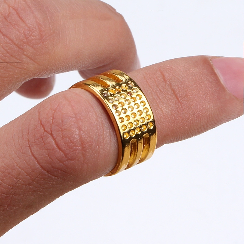 3 個指ぬき金属縫製指ぬき手作業テーラーピンクッション指プロ - Sewing Thimble Metal のレビューと価格