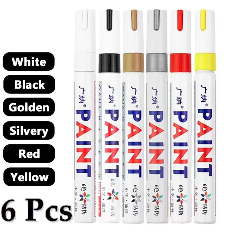 GuangNa 6/12 個カラフルな永久ペイントマーカー防 - Fabric Marking Pen のレビューと価格