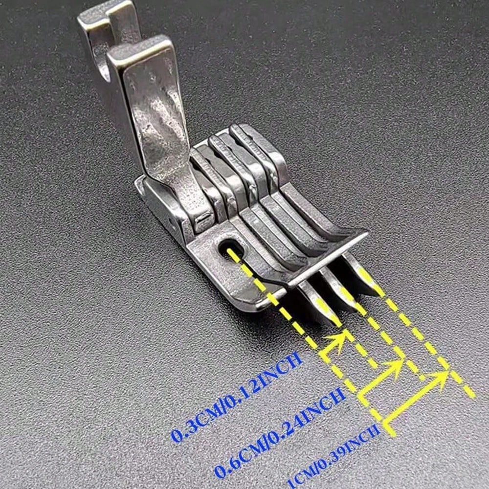 1Pc SP-18 工業用単針直線本縫いミシン用右三エッジガ - Sewing Machine Fabric のレビューと価格