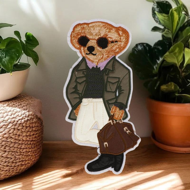 1/4 個大型クマの服パッチ手縫い刺繍パッチ服装飾パーツ縫製 - Is Sewing A Textile Craft のレビューと価格