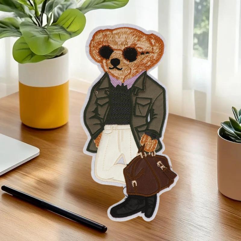 1/4 個大型クマの服パッチ手縫い刺繍パッチ服装飾パーツ縫製 - Is Sewing A Textile Craft のレビューと価格