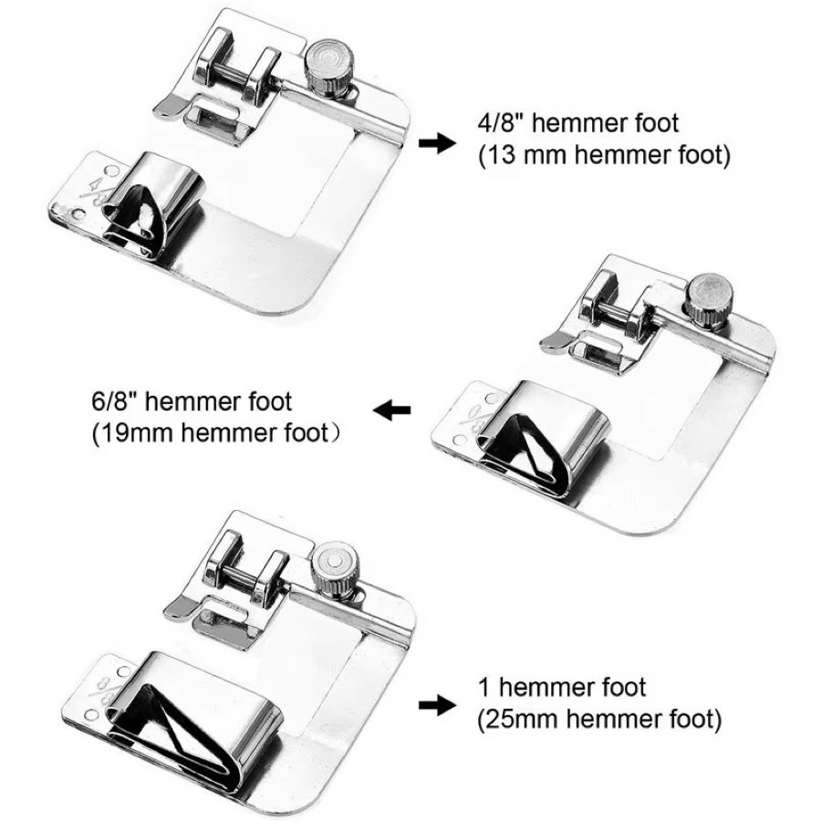1個-3個入り 13/19/25mm 国内製ミシン用押さえ金 - Sewing Machine Fabric のレビューと価格