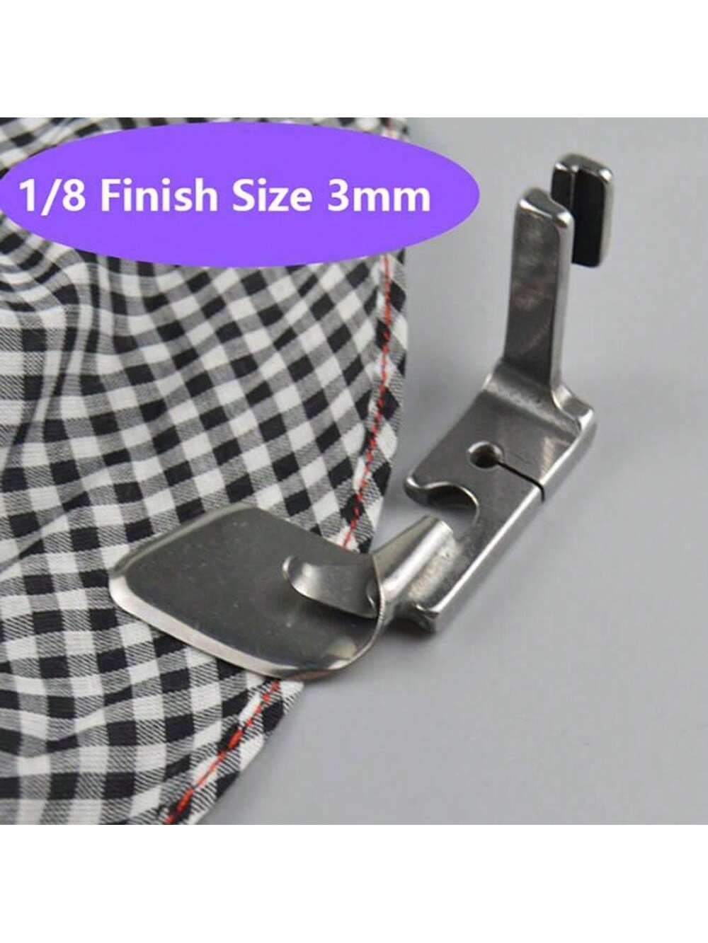 1個入り 工業用ミシン 曲線ヘミングフット 1/8インチ、3 - Sewing Machine Fabric のレビューと価格