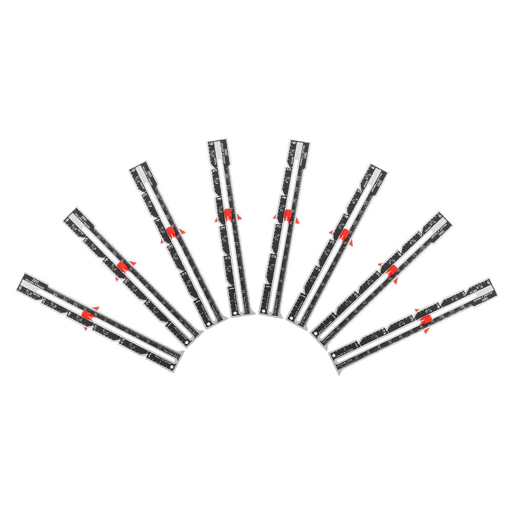 8点セット プロフェッショナル縫製用測定定規セット パラレル - Sewing Gauge Ruler のレビューと価格