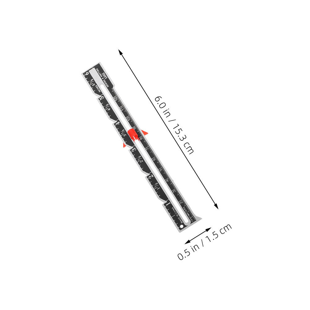 8点セット プロフェッショナル縫製用測定定規セット パラレル - Sewing Gauge Ruler のレビューと価格