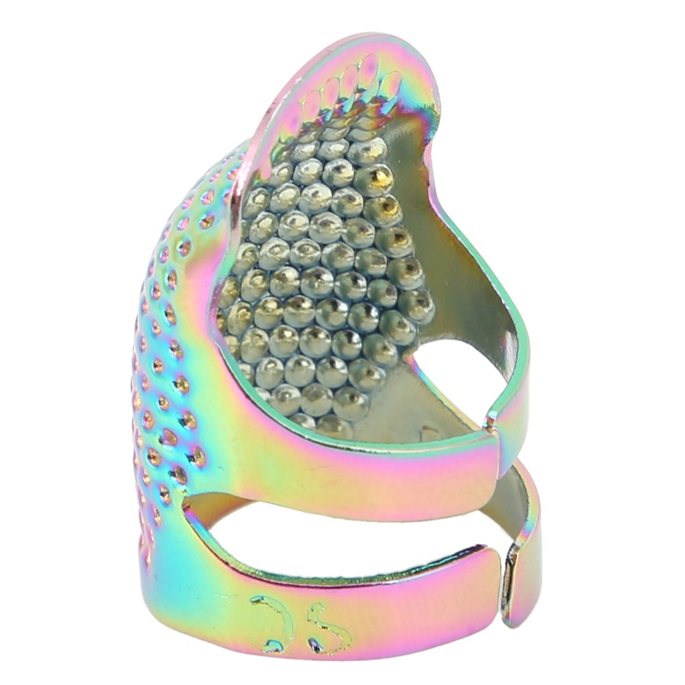 4個入り耐久性のある真鍮製指サック カラフルなデザイン 滑り - Sewing Thimble Metal のレビューと価格