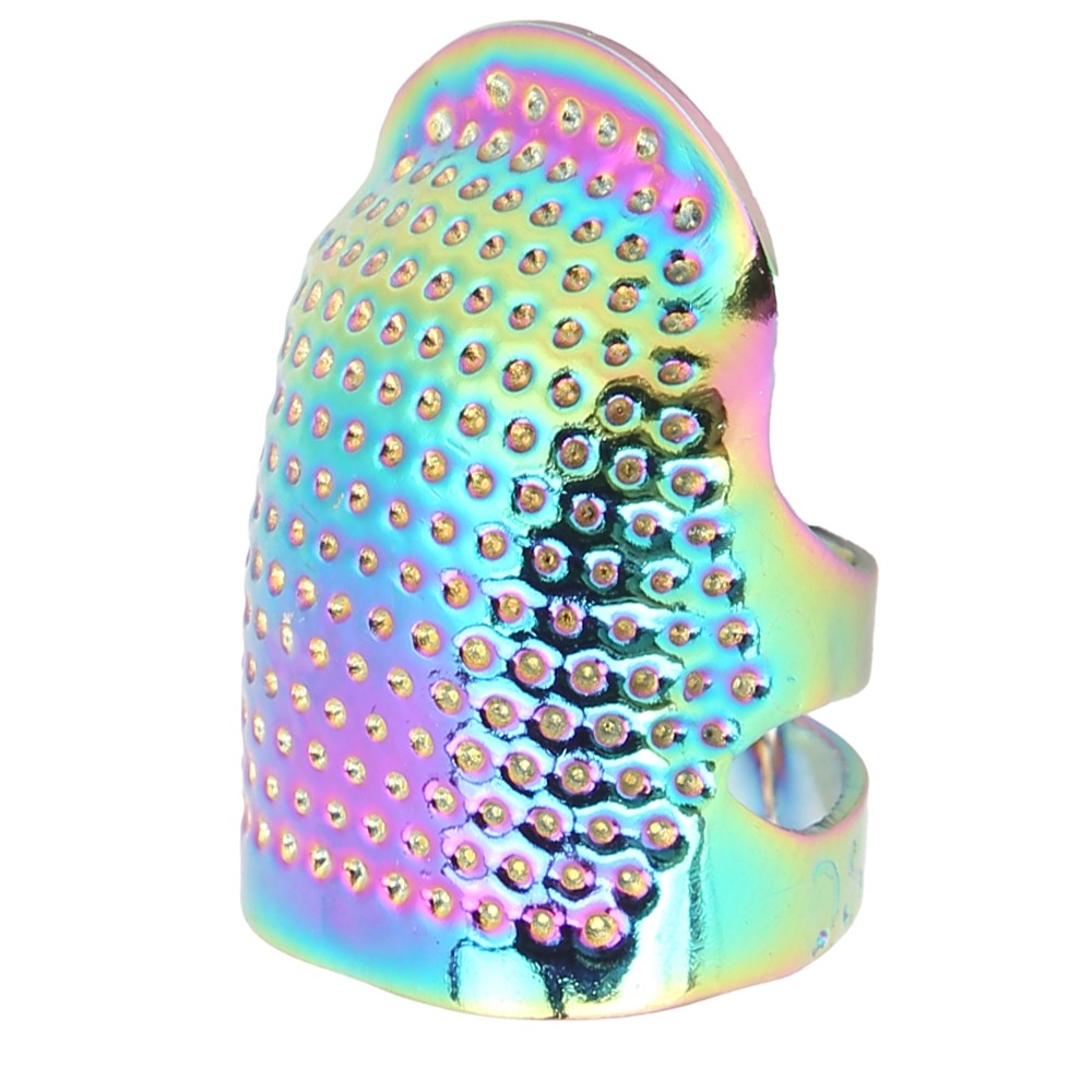 4個入り耐久性のある真鍮製指サック カラフルなデザイン 滑り - Sewing Thimble Metal のレビューと価格
