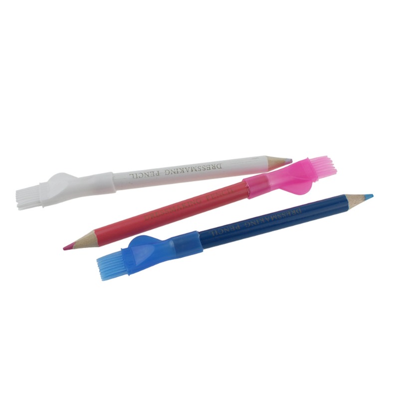 3/6 個水溶性ファブリック鉛筆ブラシキャップ付きテーラーマ - Fabric Marking Pen のレビューと価格