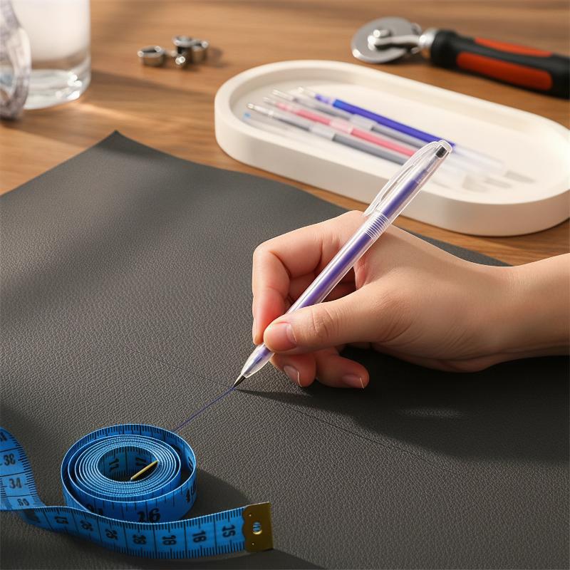 11本セット 熱で消せる布用マーキングペン 水溶性消えるイン - Fabric Marking Pen のレビューと価格