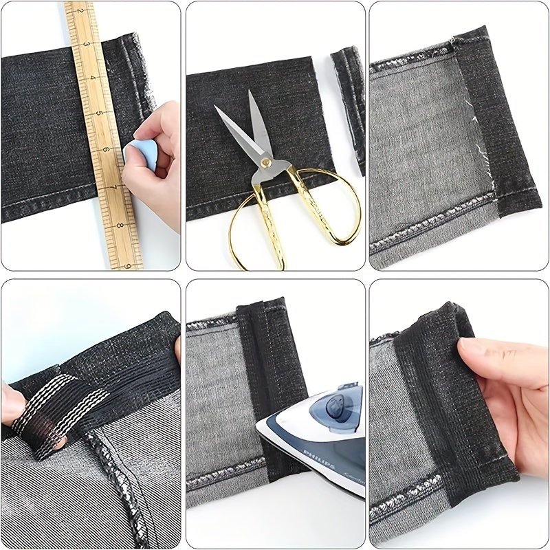 2個/パック 1m 粘着式パンツ裾テープ ズボンの裾用アイロ - Interfacing Iron On のレビューと価格