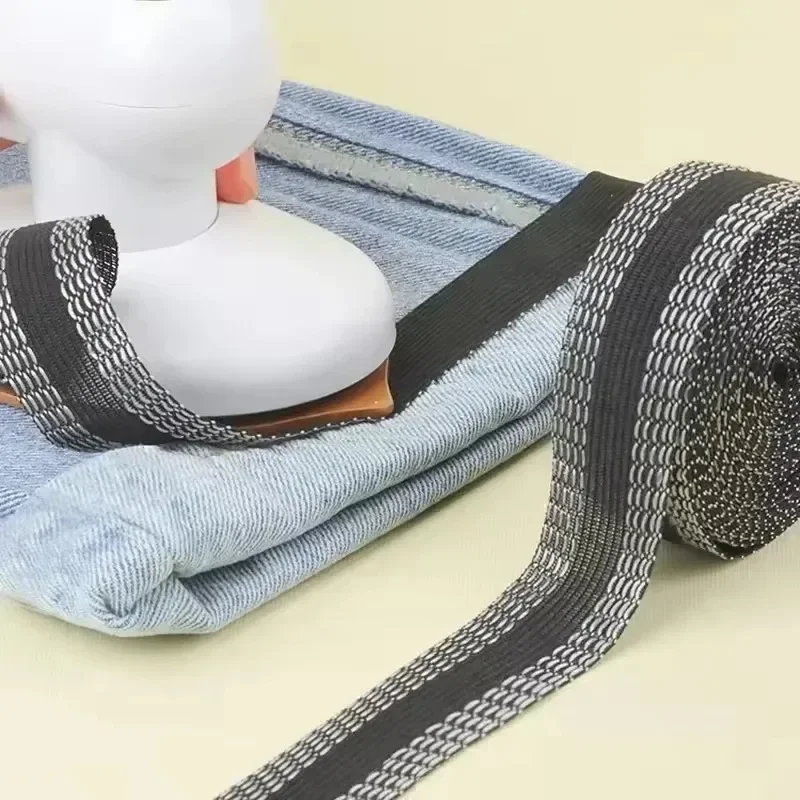 50M自己粘着パンツ裾テープ、ズボンの裾を貼り付けたり、アイ - Interfacing Iron On のレビューと価格