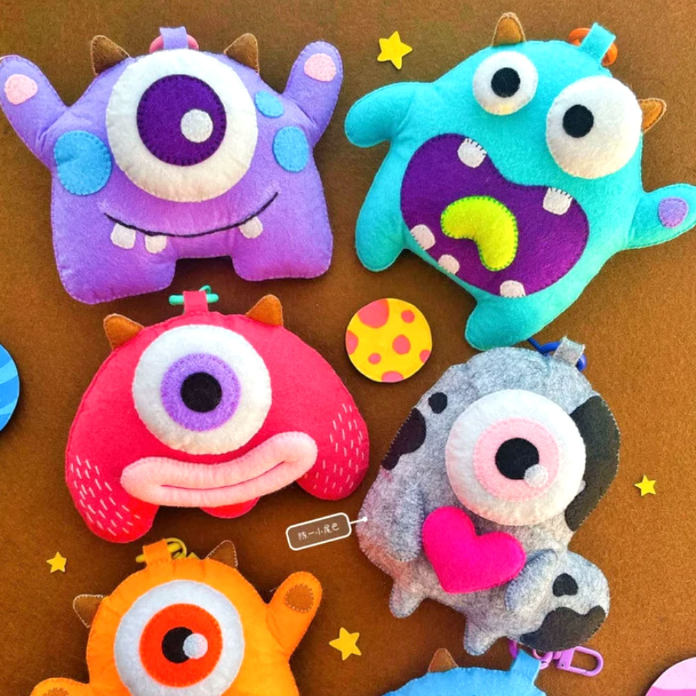 子供のための手織りのフェルト生地,レタリングパッチ付きの正方 - Is Sewing A Textile Craft のレビューと価格