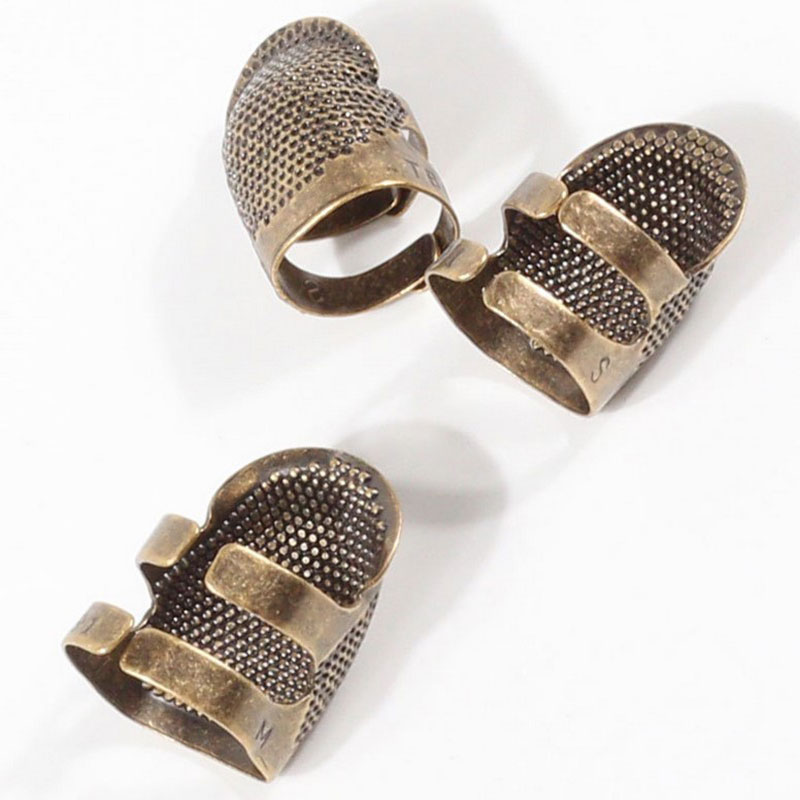 【HMA】裁縫指ぬき 指保護リング 勤勉な針仕事用 金属製  - Sewing Thimble Metal のレビューと価格
