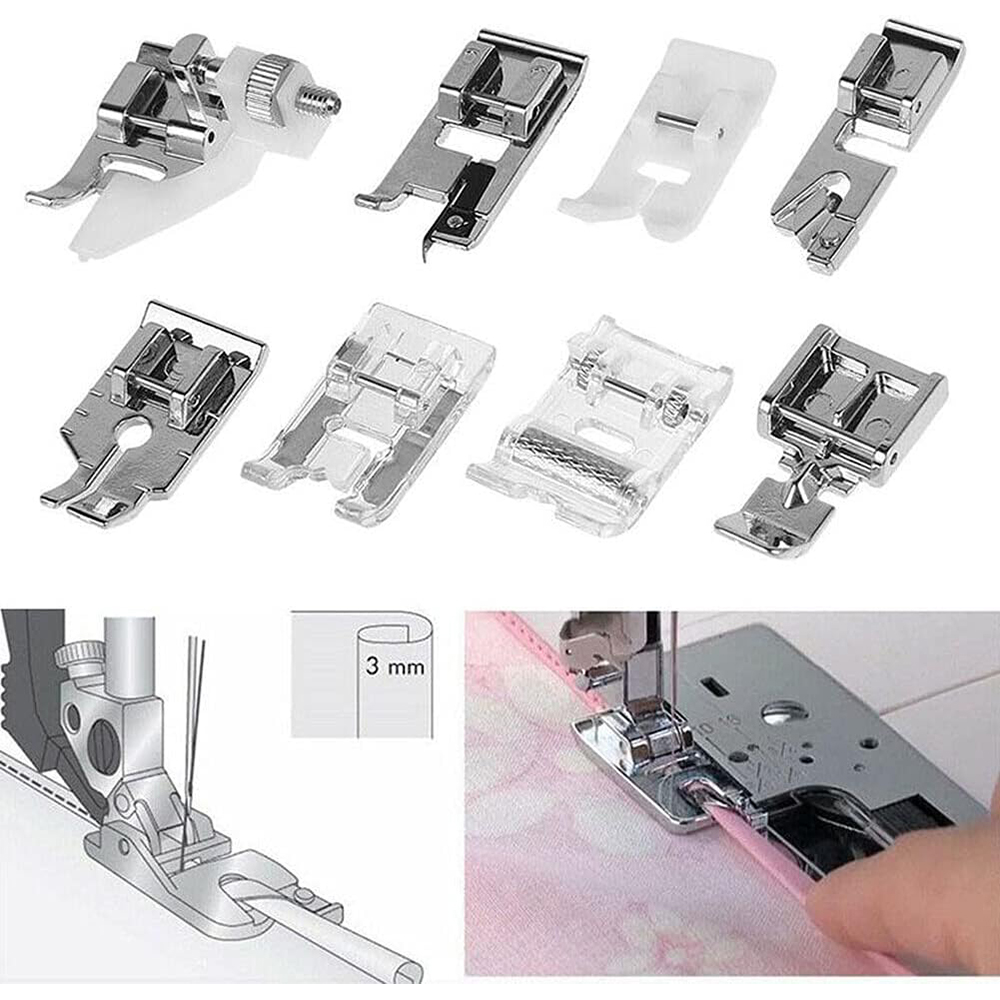 13 ピース/箱押えセットローラーフット Invisi ジッ - Interfacing Iron On のレビューと価格