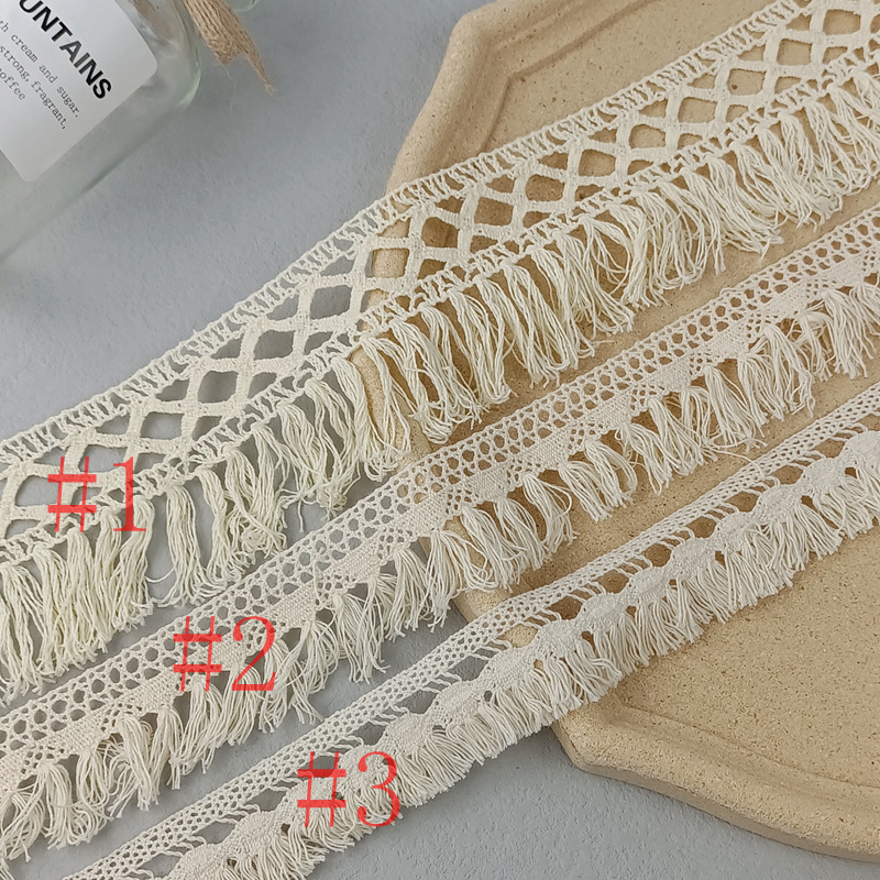 カーテンとカーテン用のフリンジ、コットンレーストリム、アフリ - Sewing Eyelet Fabric のレビューと価格
