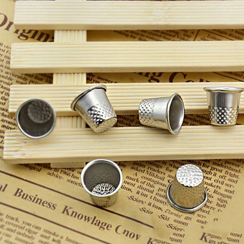 10個入り 金属アルミ製トップニードル DIY手縫いツール  - Sewing Thimble Metal のレビューと価格