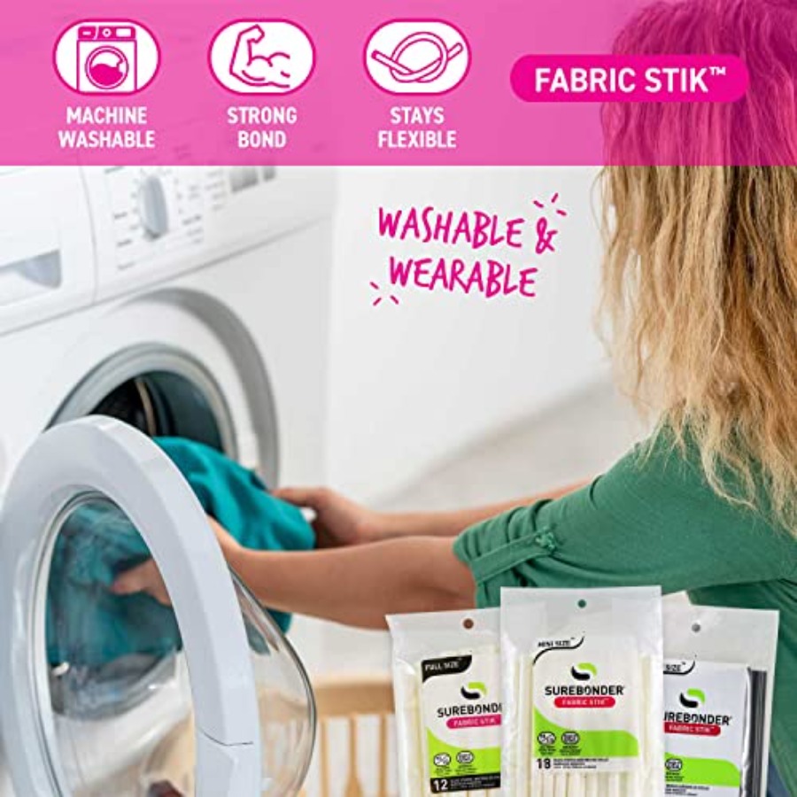 ファブリック用ホットグルースティック、フルサイズ、4インチ、 - Fabric Glue Bond のレビューと価格