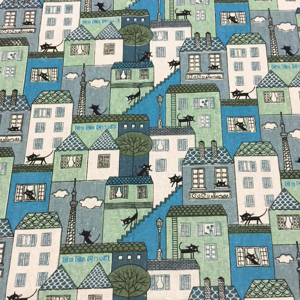 ヴィンテージノルディックスタイルの小さな家のパッチワーク,麻 - Is Sewing A Textile Craft のレビューと価格