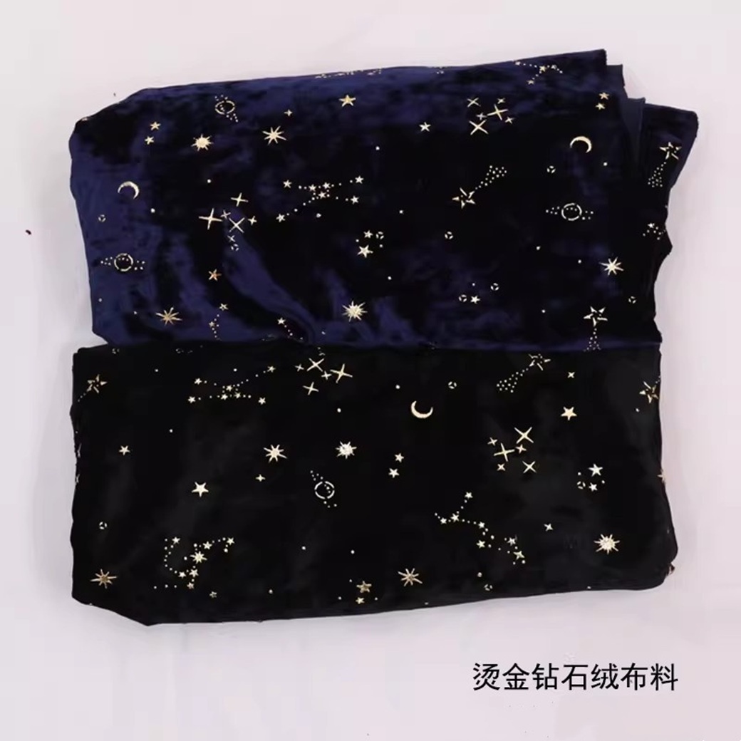 3D流星群ホットスタンピングベルベット生地ゴールドダイヤモン - Fabric Glue Bond のレビューと価格